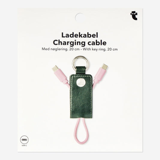 Charging Cable Usb-C To Usb-C In Keyring