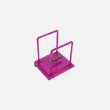 Newtons Cradle Transparent Pink