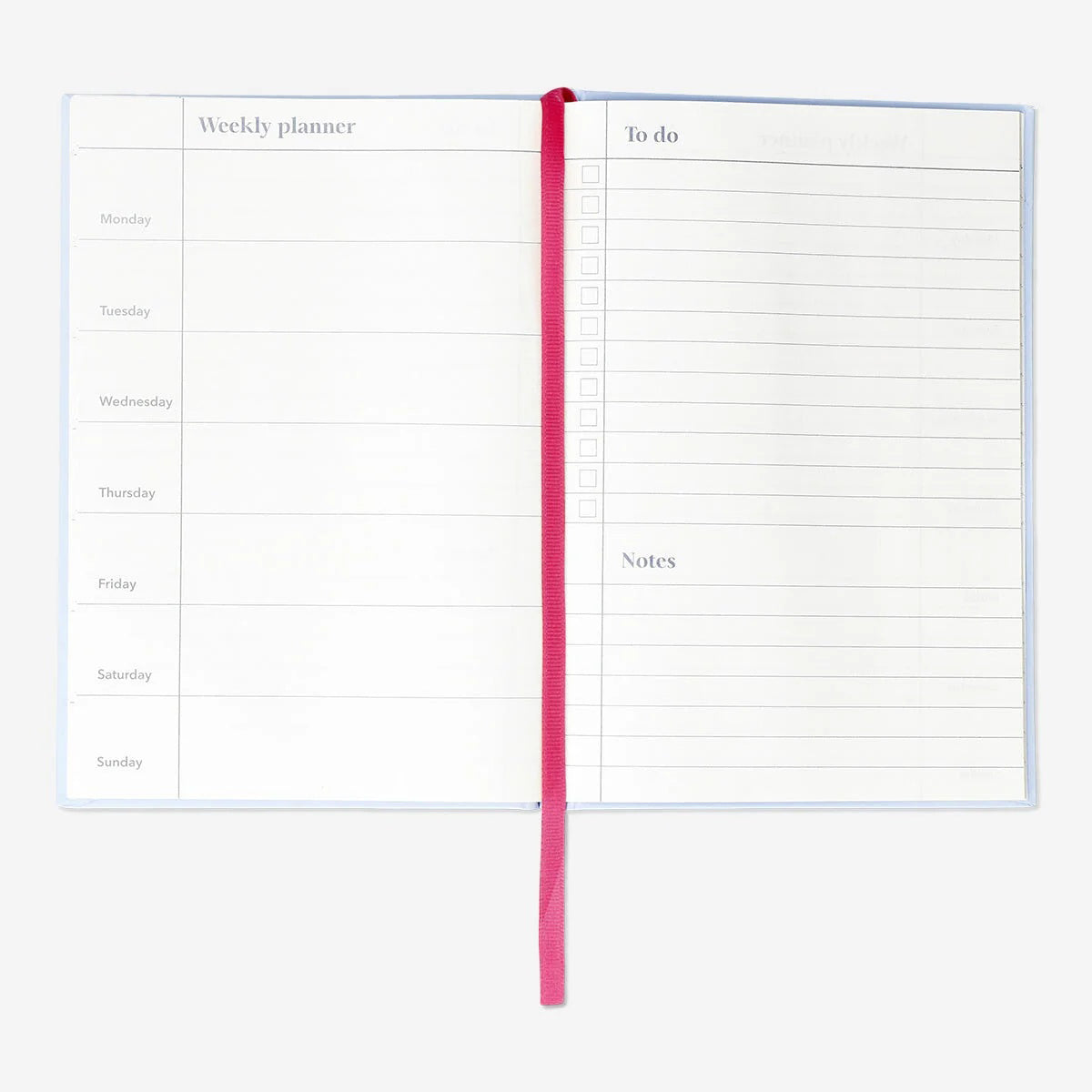 Planner Weekly Notebook