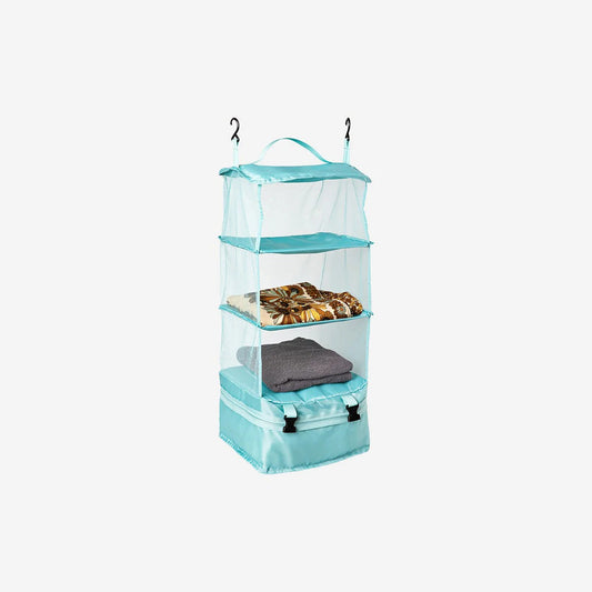 Wardrobe For Travel Foldable W Hooks