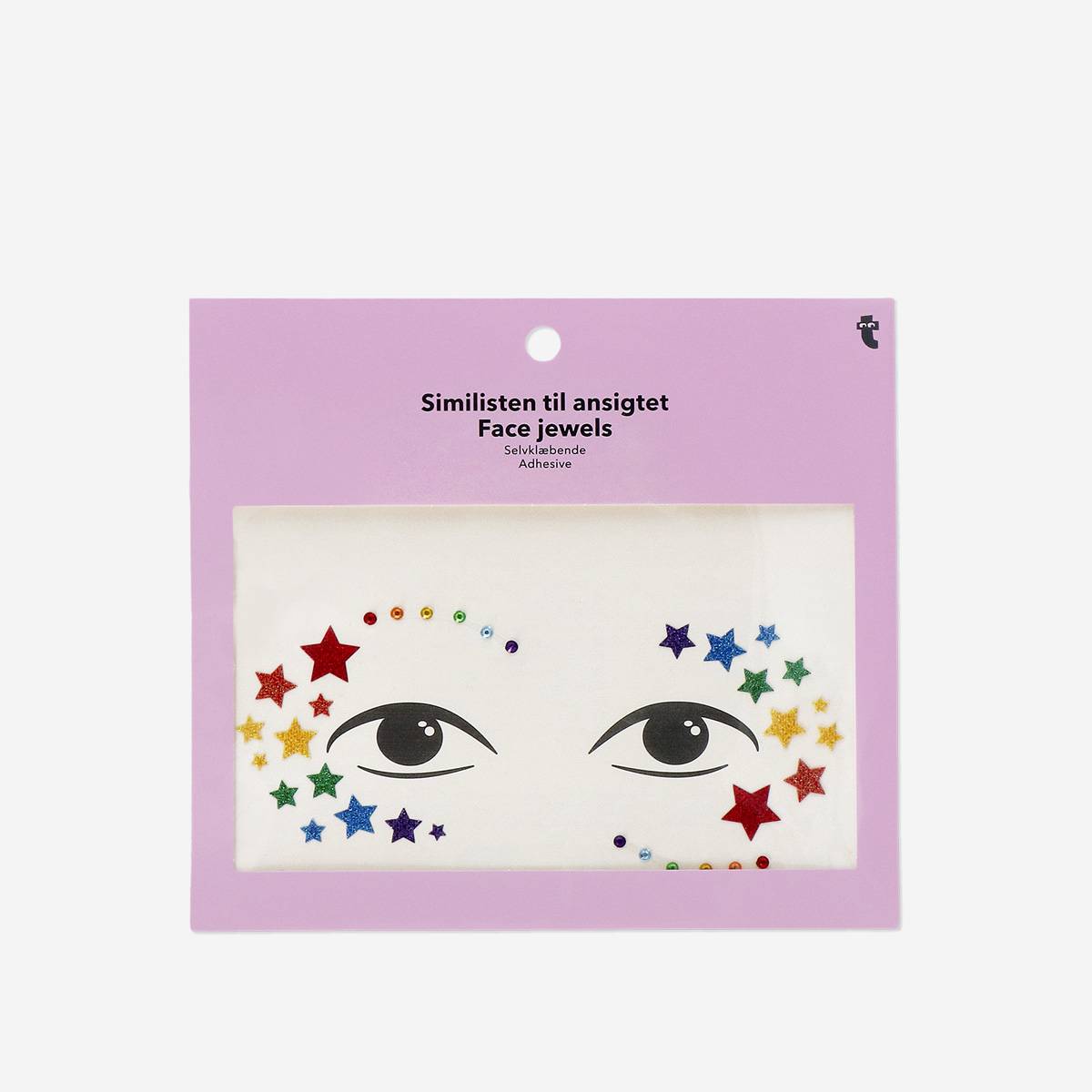 Stickers For Face Self-Adhesive Rainbow