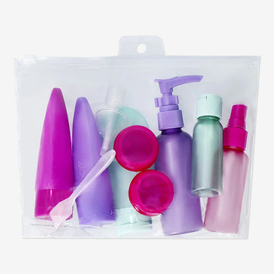 Travel Bottles Set 12Pcs W Stickers In E