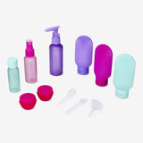 Travel Bottles Set 12Pcs W Stickers In E