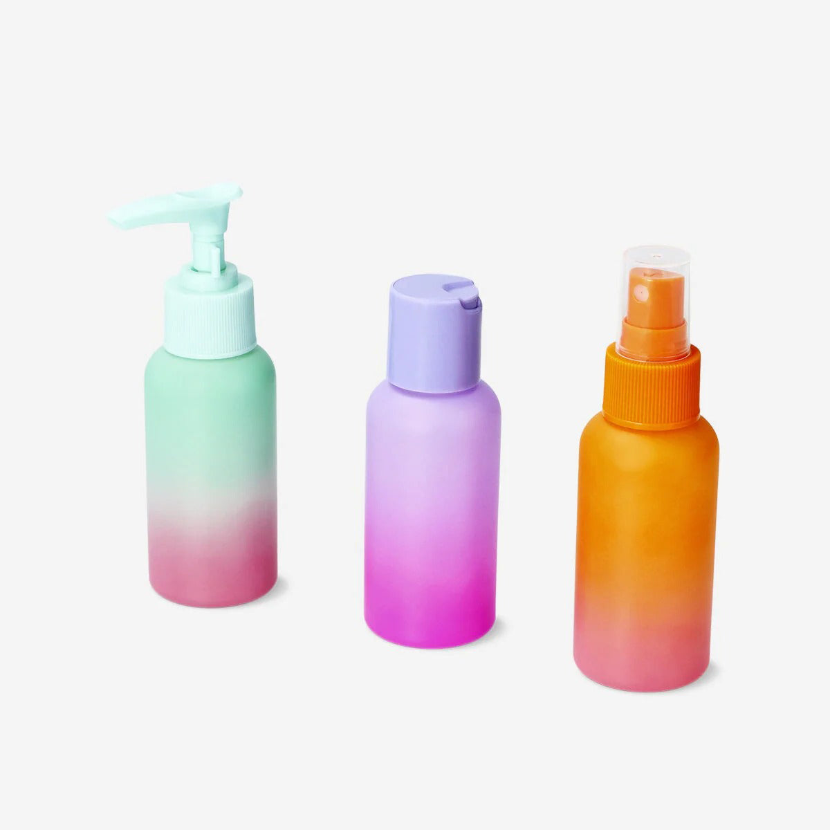 Travel Bottles Summer Gradient 80Ml 3Pc