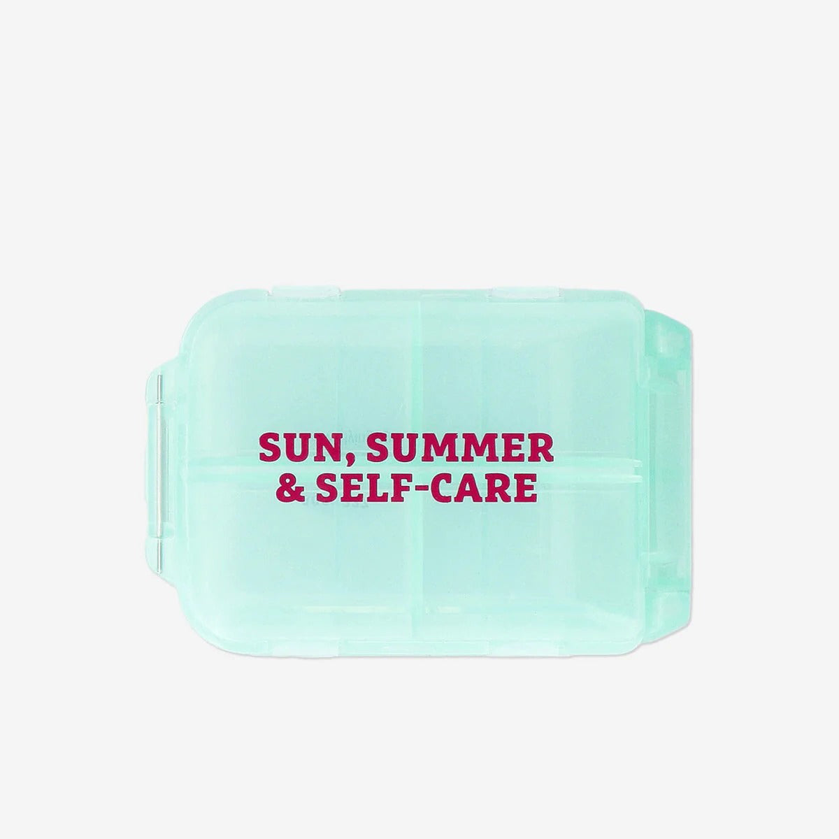 Pill Organiser As Suitcase W. Print On T