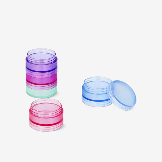 Jars For Travel 10G 5Pcs Stackable W Lab
