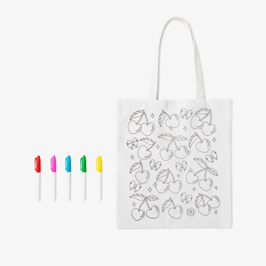 Diy Tote Bag W/Markers