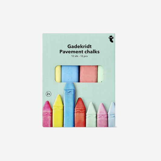 Chalk Pavement Set 12 Pcs