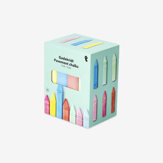 Chalk Pavement Set 12 Pcs