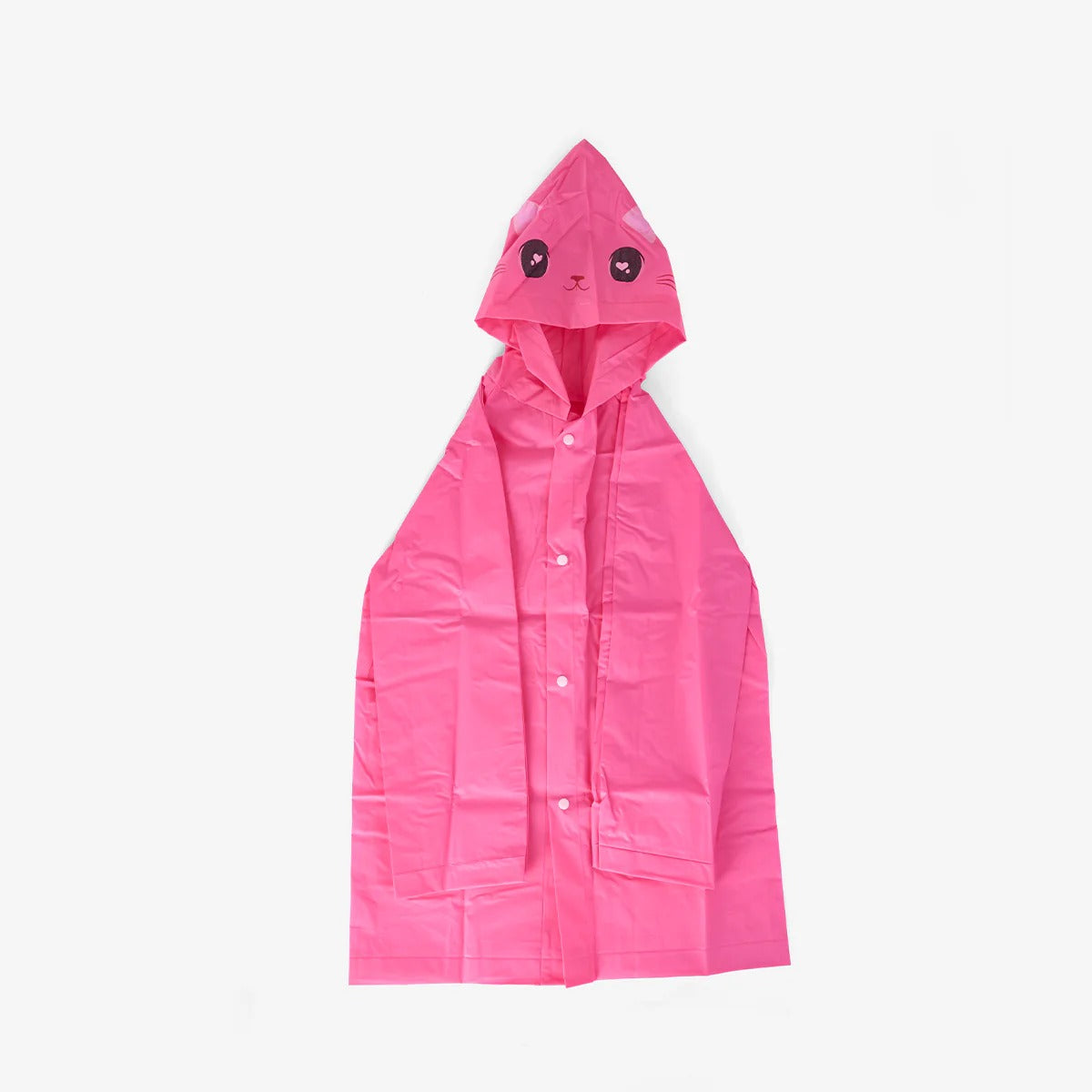 Raincoat W. Cat Ears And Pouch Pink Kids – Flying Tiger Copenhagen