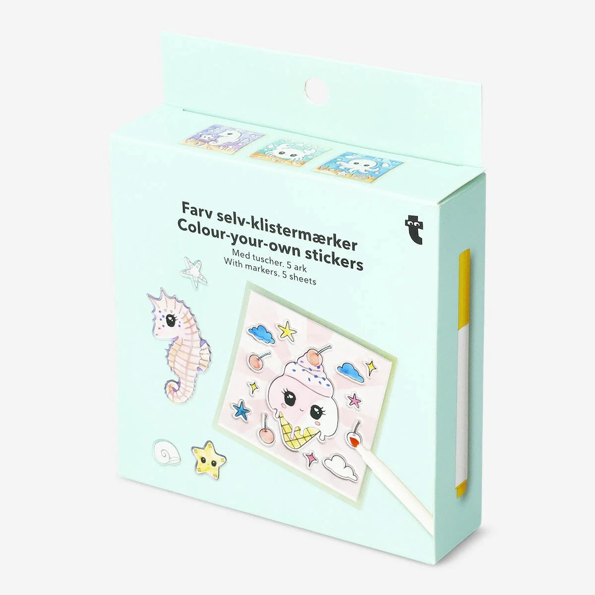 Stickers Colour Yourself Incl 5 Markers
