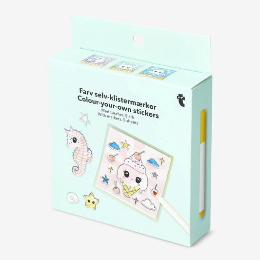 Stickers Colour Yourself Incl 5 Markers