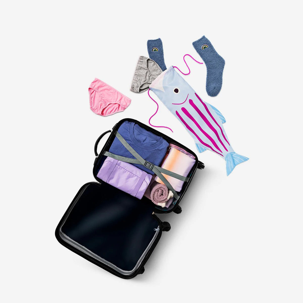 Bag Drawstring For Travel Clothes+Laundr