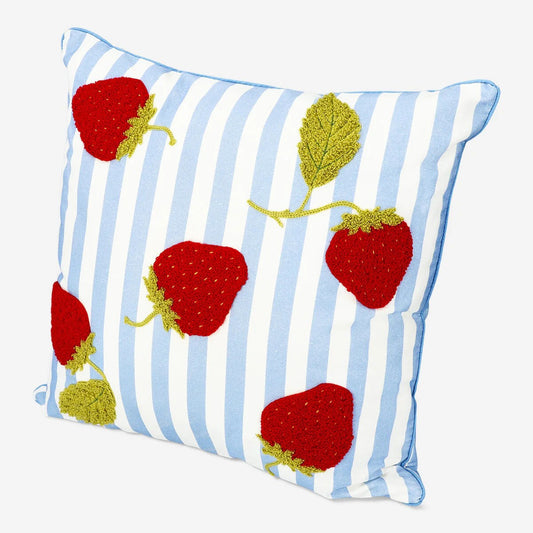 Cushion 45X45 Cm Strawberry Embroidery &