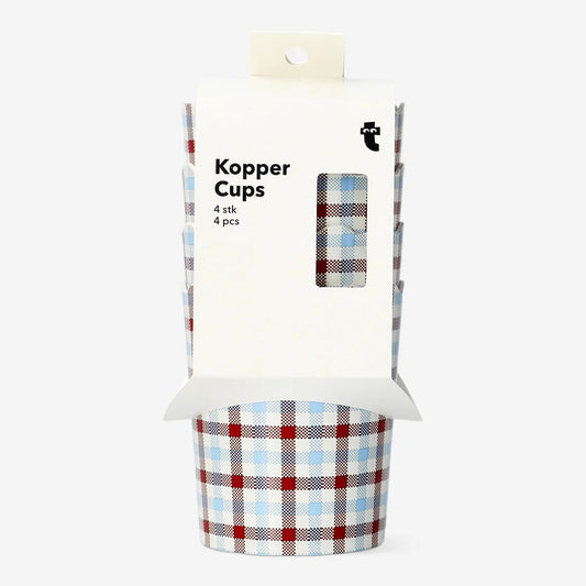 Cup Pp Picnic Scallop Edges 4Pc