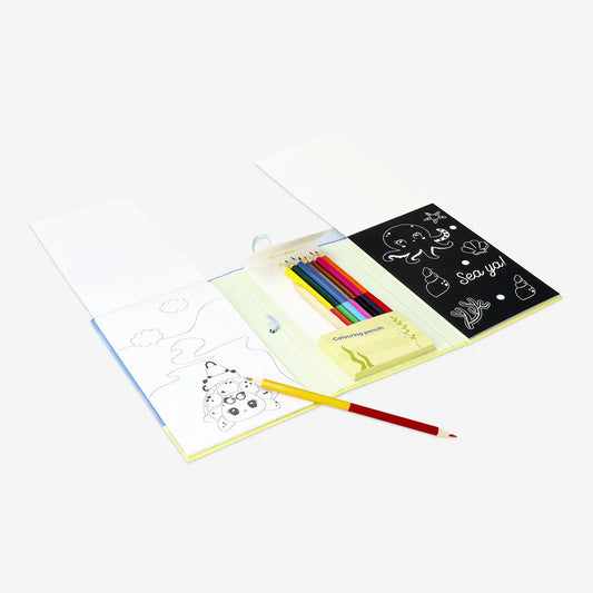 Colouring And Scratch Travel Set