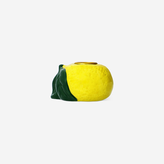 Candleholder Ceramic Lemon