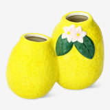 Vase Ceramic 2 Connected Lemons