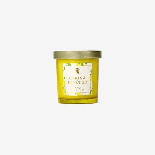 Candle Scent In Glass W. Lid Green Tea &