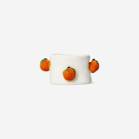 Tealight Holder Ceramic W. Oranges