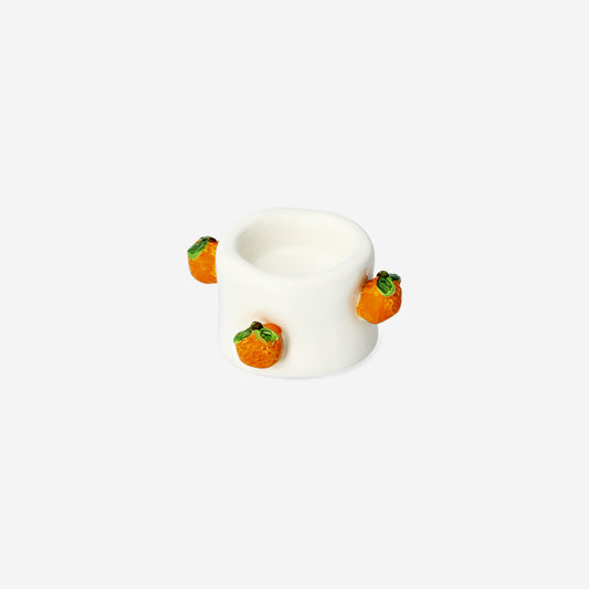 Tealight Holder Ceramic W. Oranges