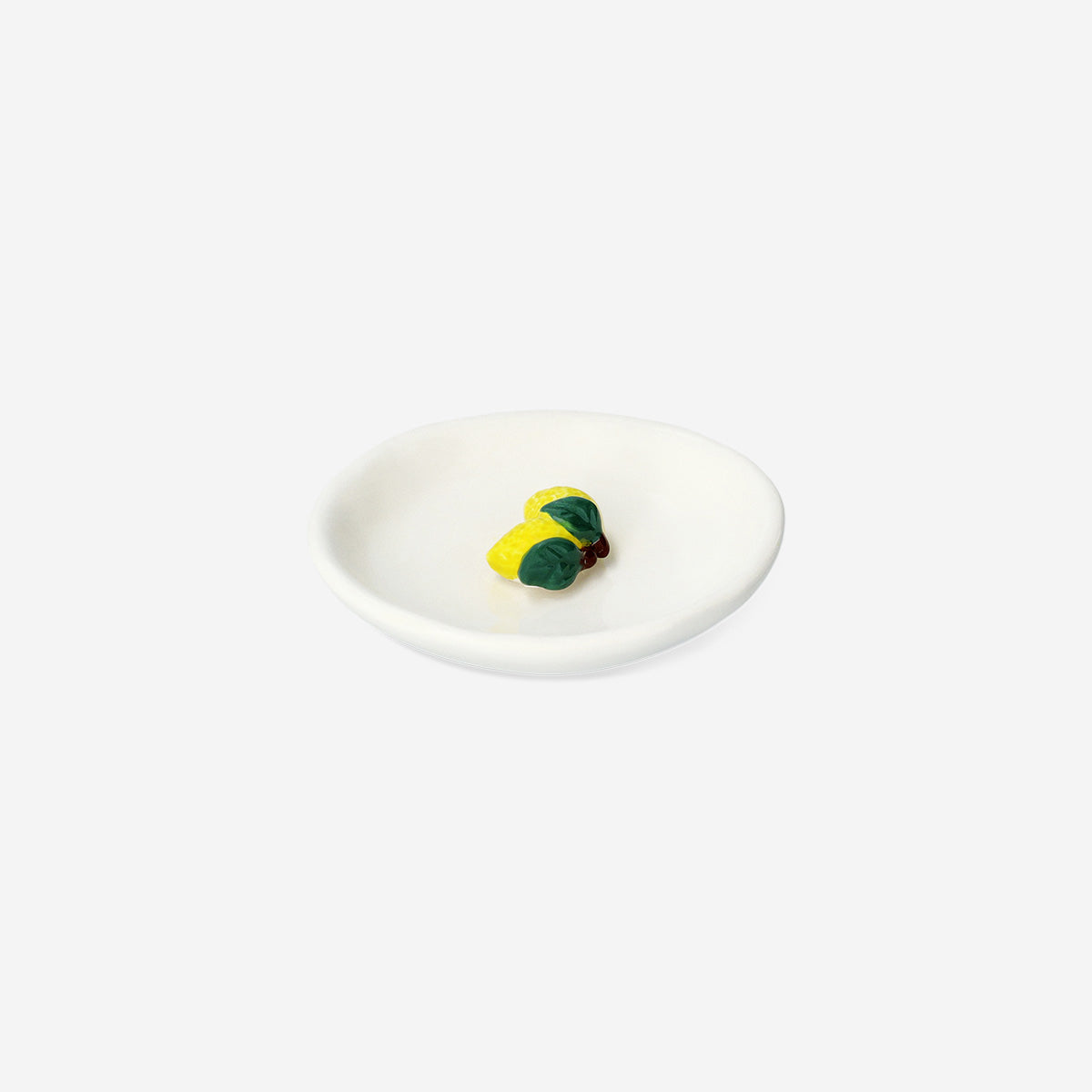Tray Ceramic Dia 8,7Cm W. Lemons