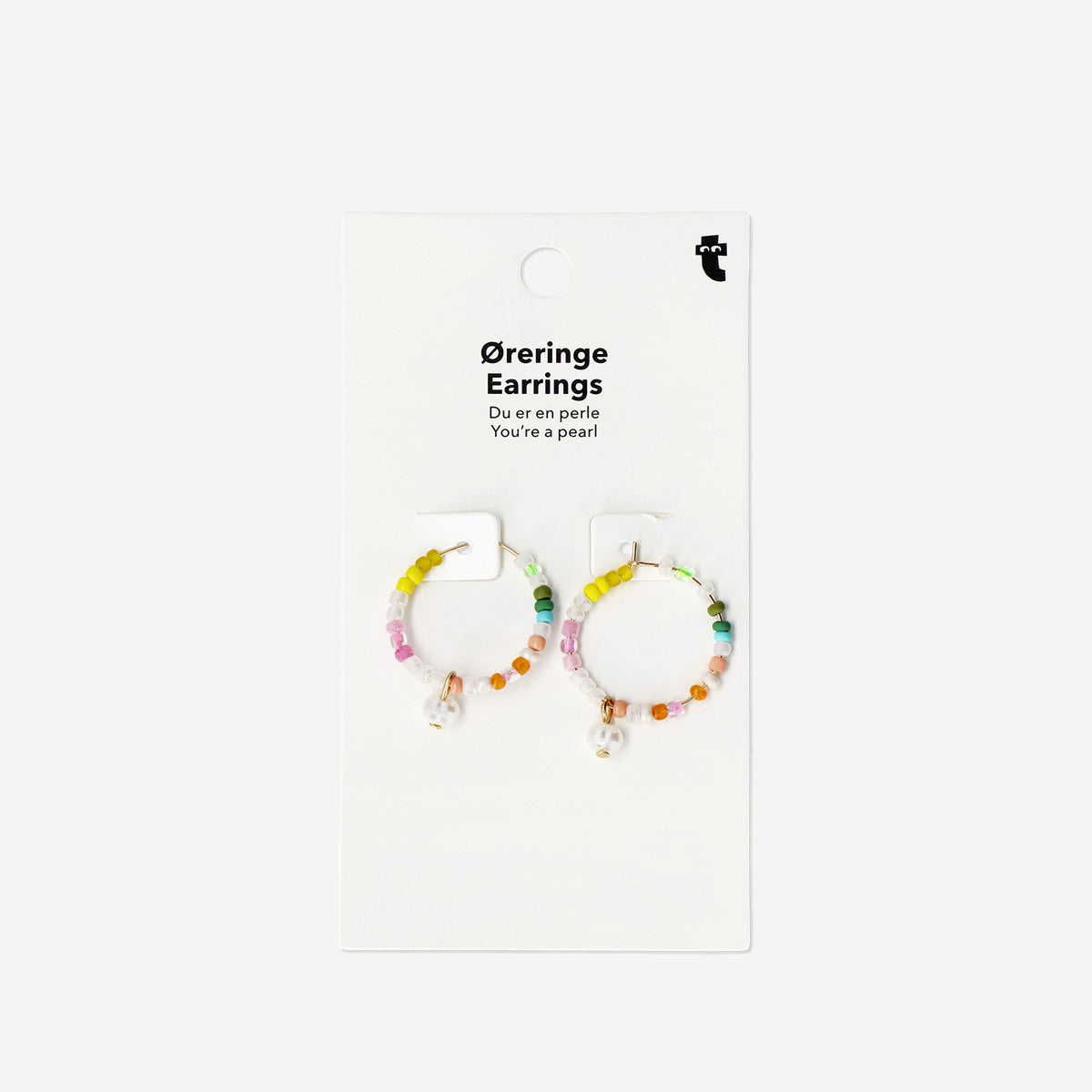 Earrings Small Hoops With Pearls