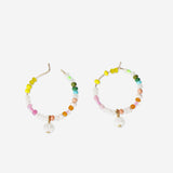 Earrings Small Hoops With Pearls