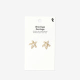 Earrings Studs Seastar With Pearls