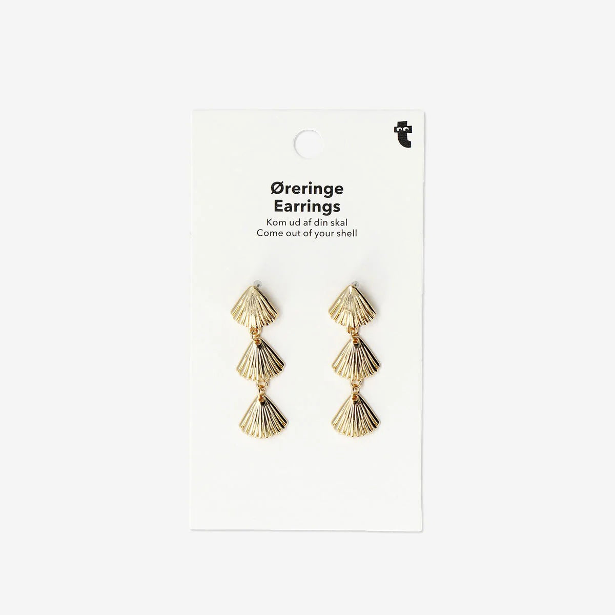 Earrings Shells On Row