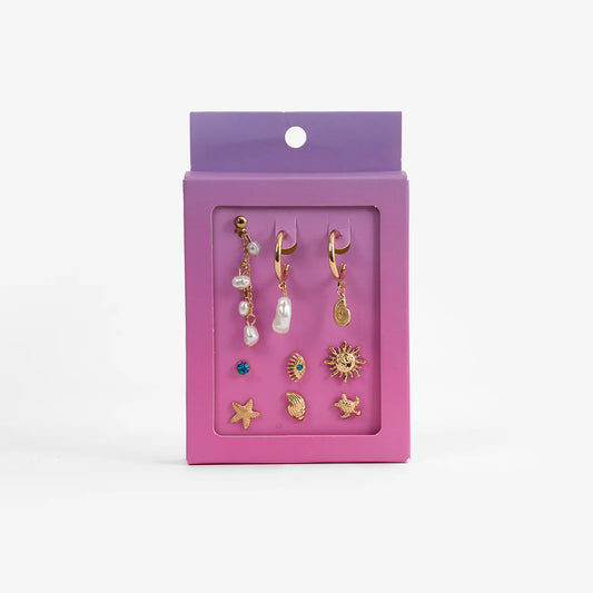 Jewelry Set 9Pcs Singles Multipack Shell