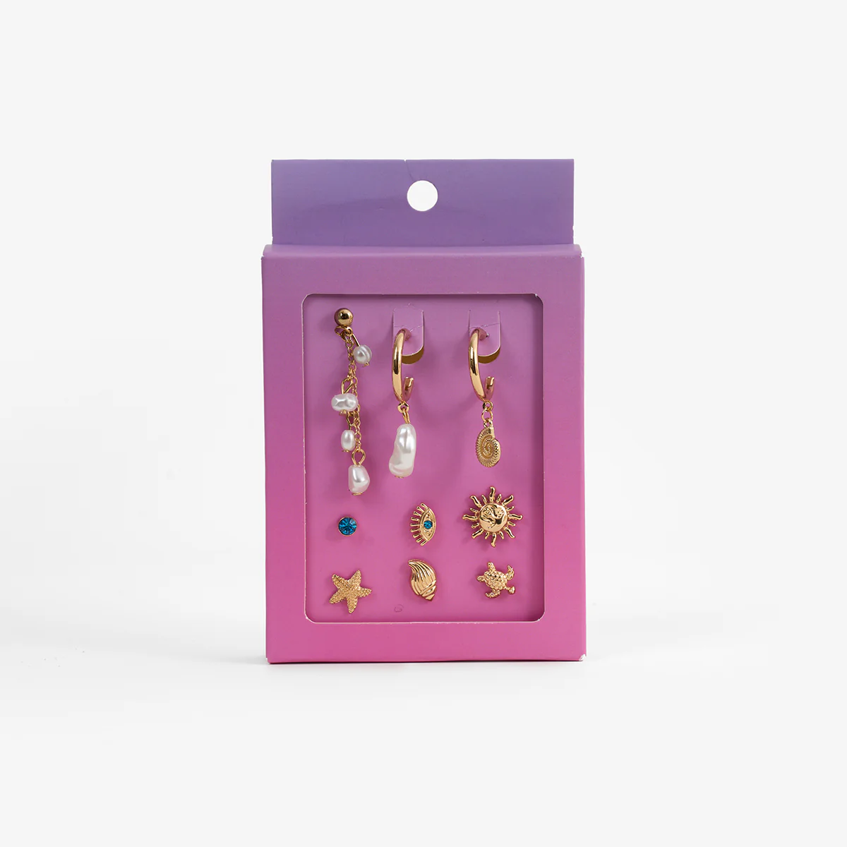 Jewelry Set 9Pcs Singles Multipack Shell