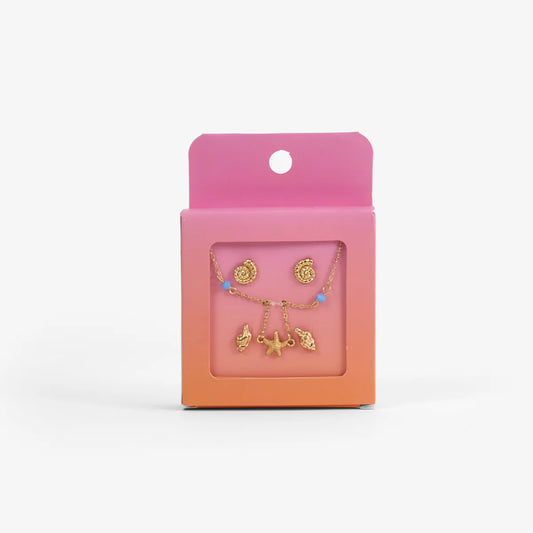 Jewelry Set Beachy Necklace With 2Pcs Ea