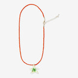 Necklace Pearls With Glass Star