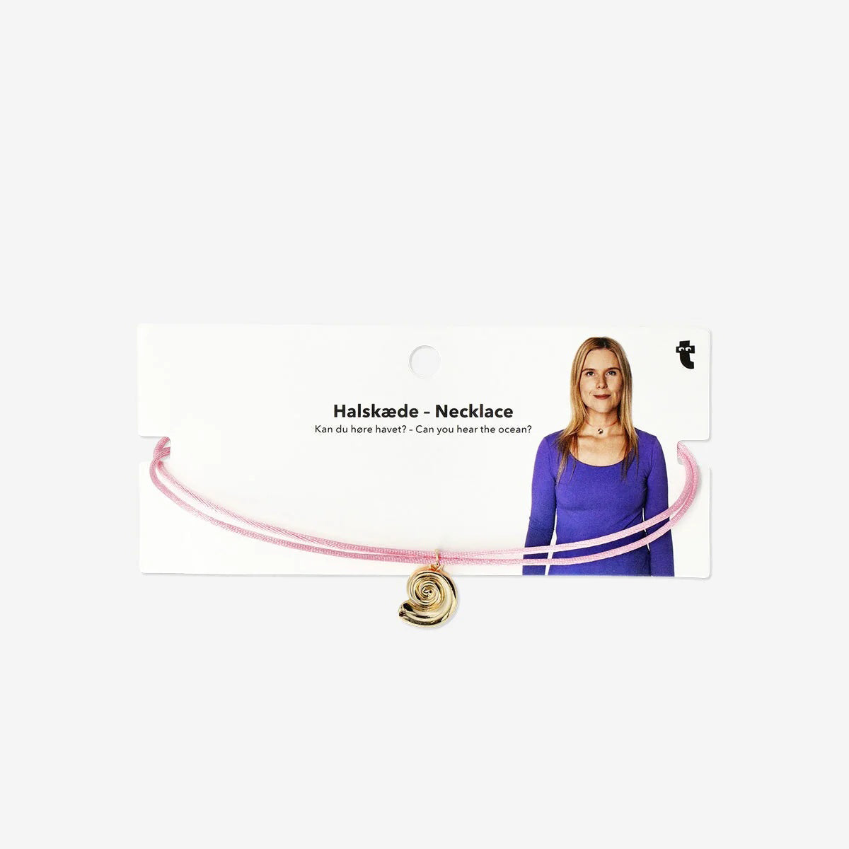 Necklace Ribbon With Shell