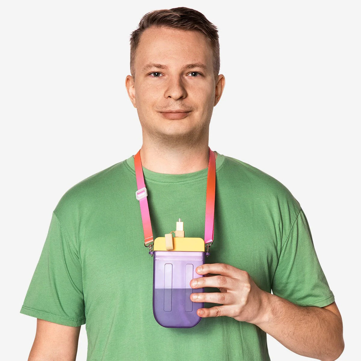 Bottle W Carry Strap Shaped As Ice Cream