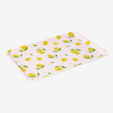 Tray Small With Striped Lemon Print 30,6