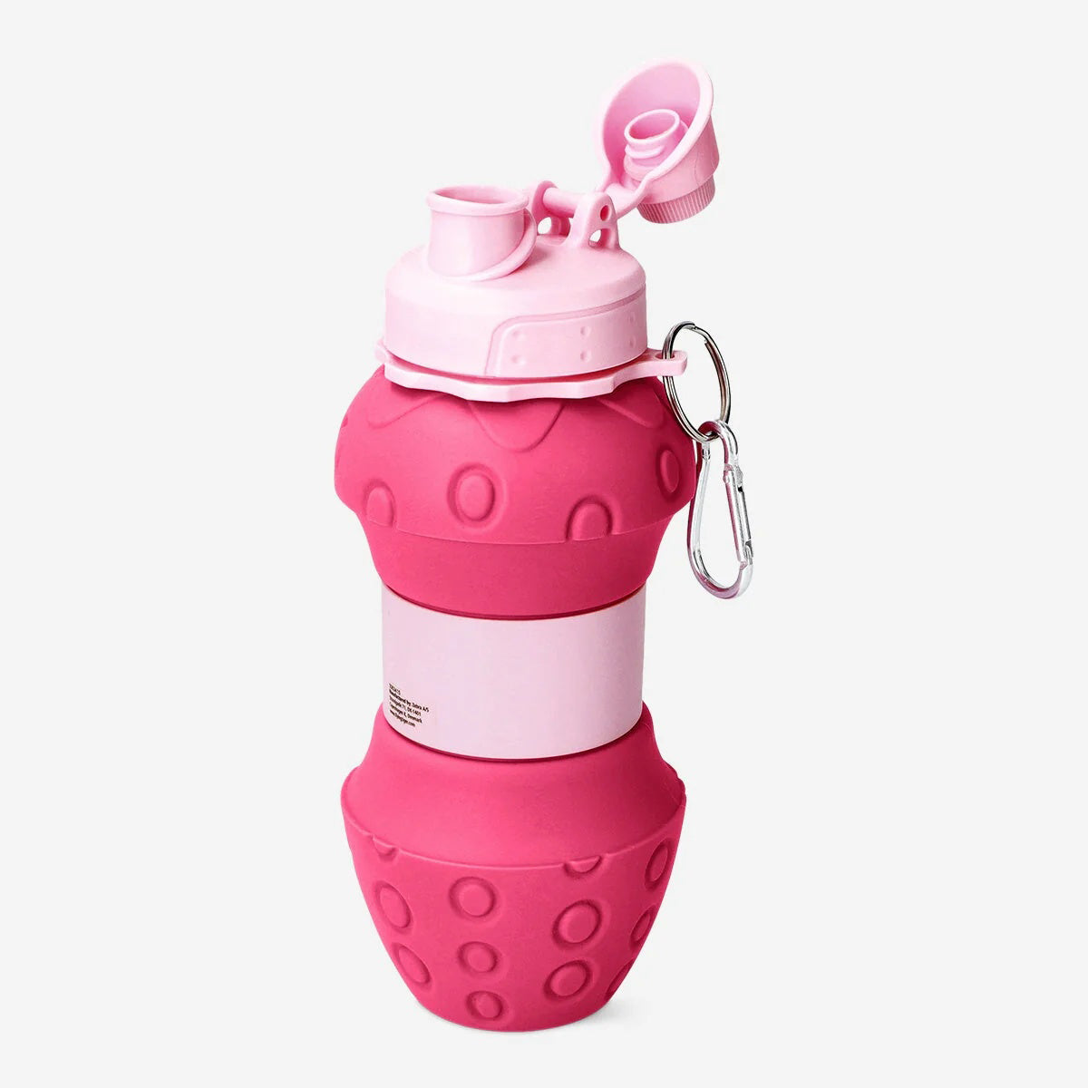 Bottle Silicone Foldable Strawberry Shap