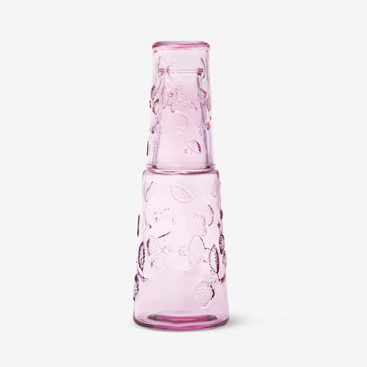 Jug With Drinking Glass On Top 2 Pcs Set