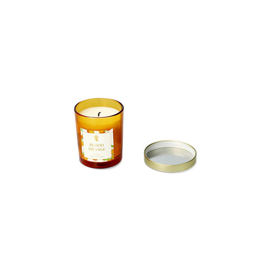 Candle Scent In Glass W. Lid Blood Orang