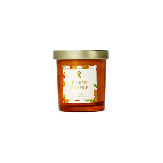 Candle Scent In Glass W. Lid Blood Orang