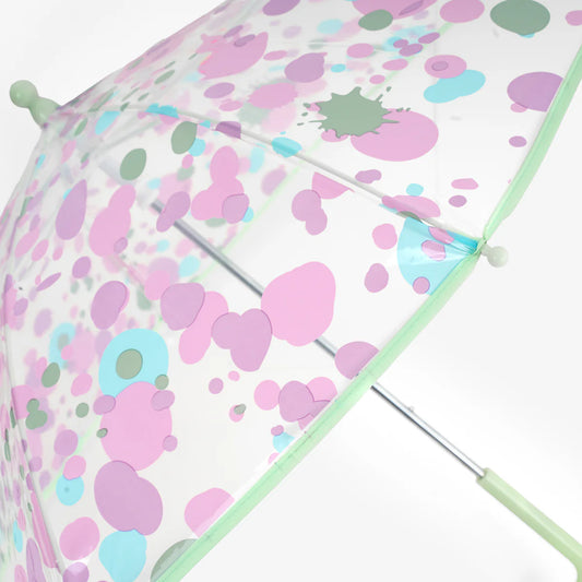 Umbrella Transparent Splash Dots Kids