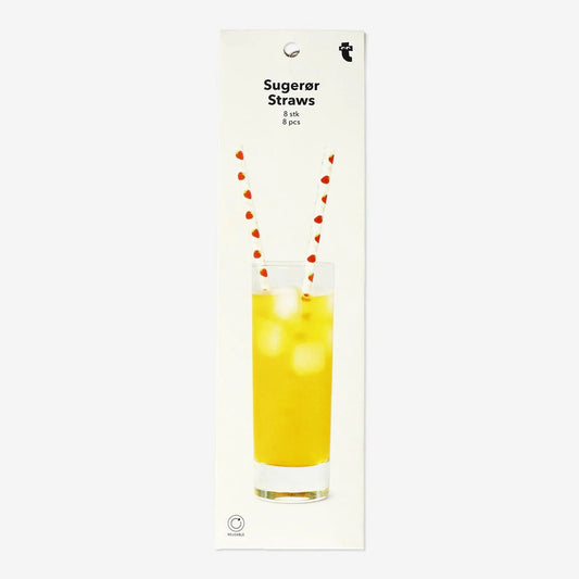 Straws Pp Picnic 8Pc
