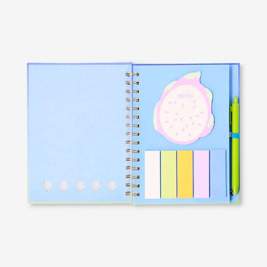 Notebook A5 W. Sticky Notes And Pen