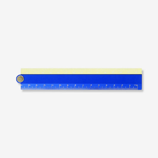 Ruler Metal Folded W Stencil (In)