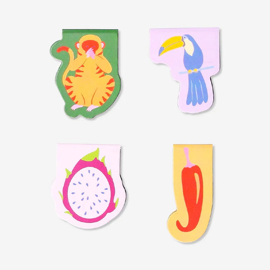 Bookmarks Magnetic Djungle 4 Pcs