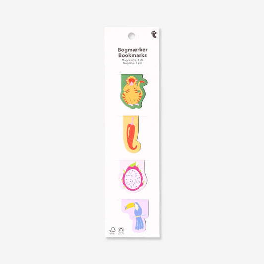 Bookmarks Magnetic Djungle 4 Pcs