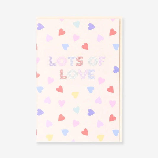 Card W Envelope Hearts (In)