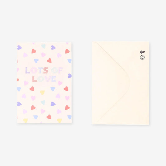 Card W Envelope Hearts (In)