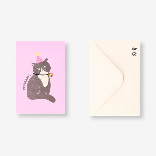 Card W Enevelope Cat (In)